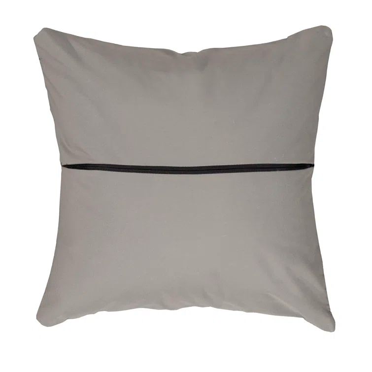 Liora Manne Orange Square Indoor/Outdoor Throw Pillow