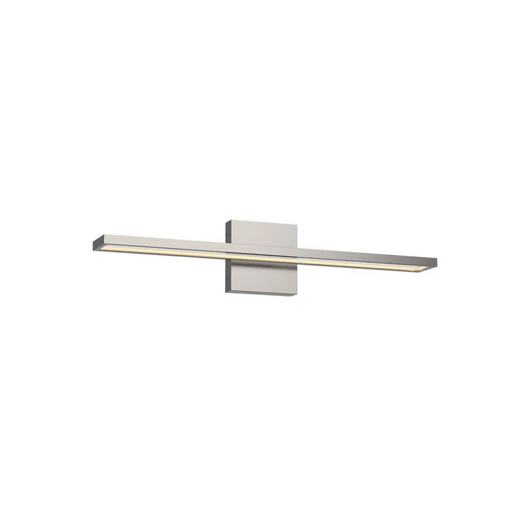 Brio Sleek 24'' Brushed Nickel LED Bathroom Vanity Light