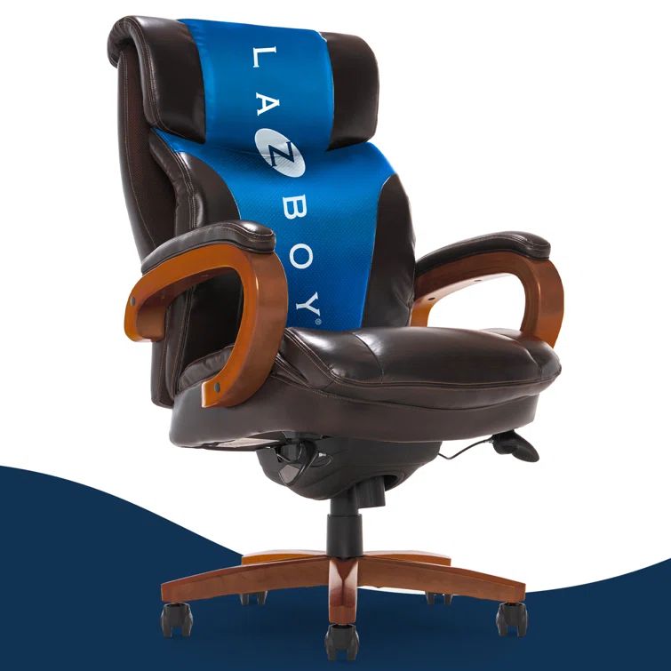 Trafford High Back Brown Bonded Leather Executive Swivel Chair