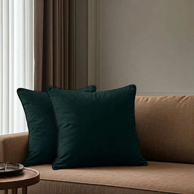 A1 Home Collections LLC Velvet Pillow Cover (Set of 2)