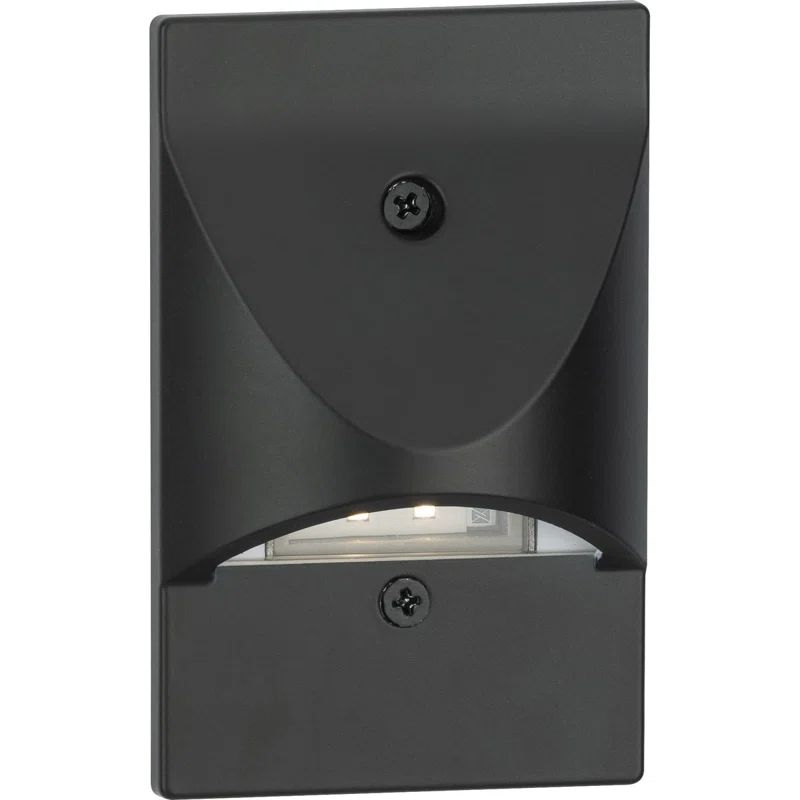 Black Aluminum Dimmable LED Step Light