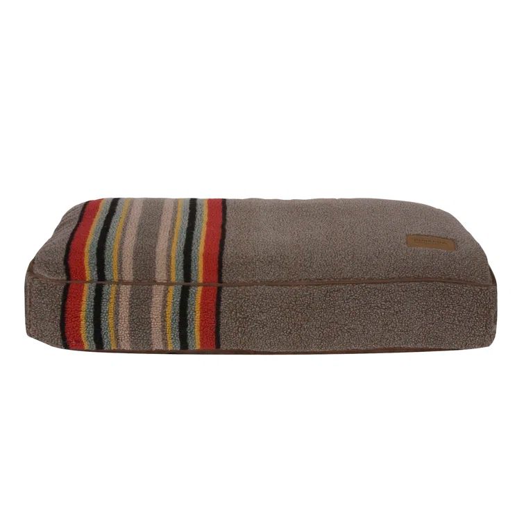 Small Umber Berber Fabric Elevated Pet Bed