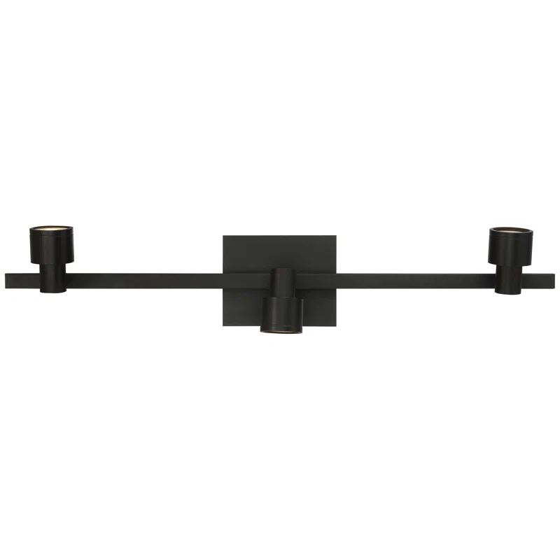 Lincoln Matte Black Adjustable LED Track Light