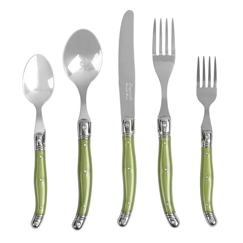 French Home French Home Laguiole 20 Piece Stainless Steel Flatware Set, Service for 4