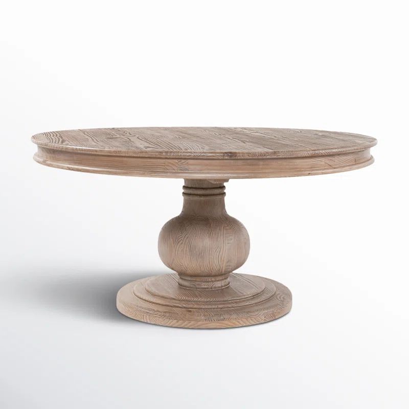 Baldwin 60" Round Reclaimed Pine Rustic Dining Table