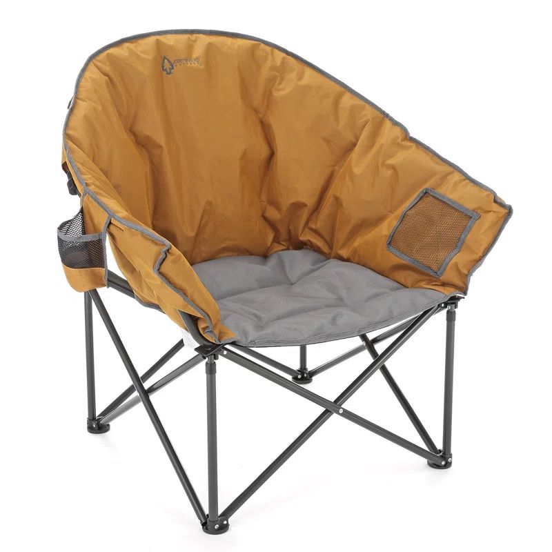 Workwear Tan Heavy-Duty Padded Folding Camping Chair