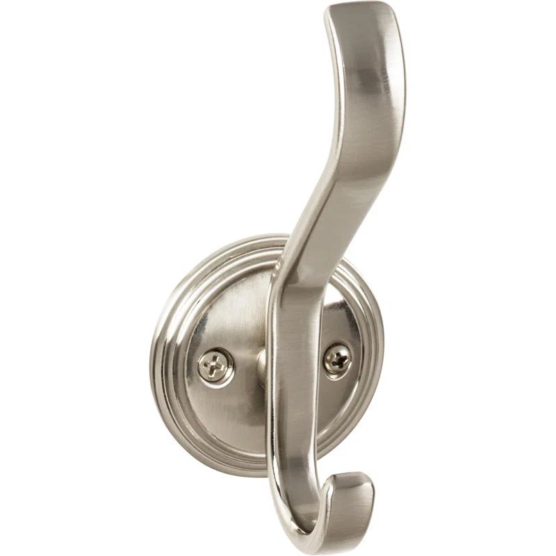 Brushed Satin Nickel Traditional Wall Mount Hook
