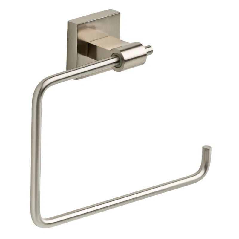Maxted Brushed Nickel Wall Mounted Towel Ring