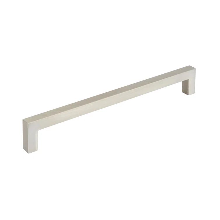 Monument 7-9/16 inch Satin Nickel Cabinet Pull with Mounting Hardware