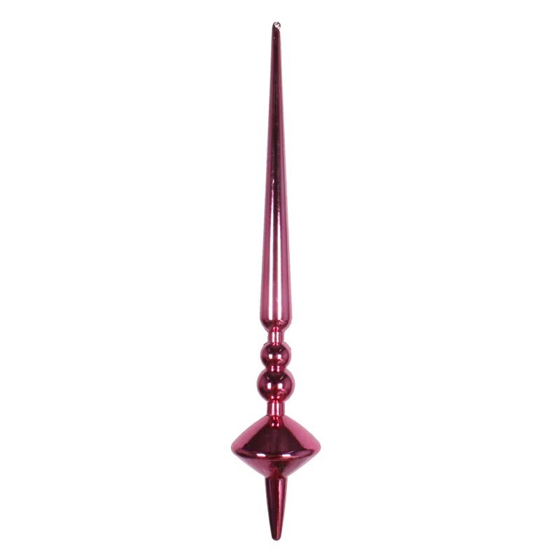 Mauve Shatterproof Plastic Cupola Finial Set, 12"
