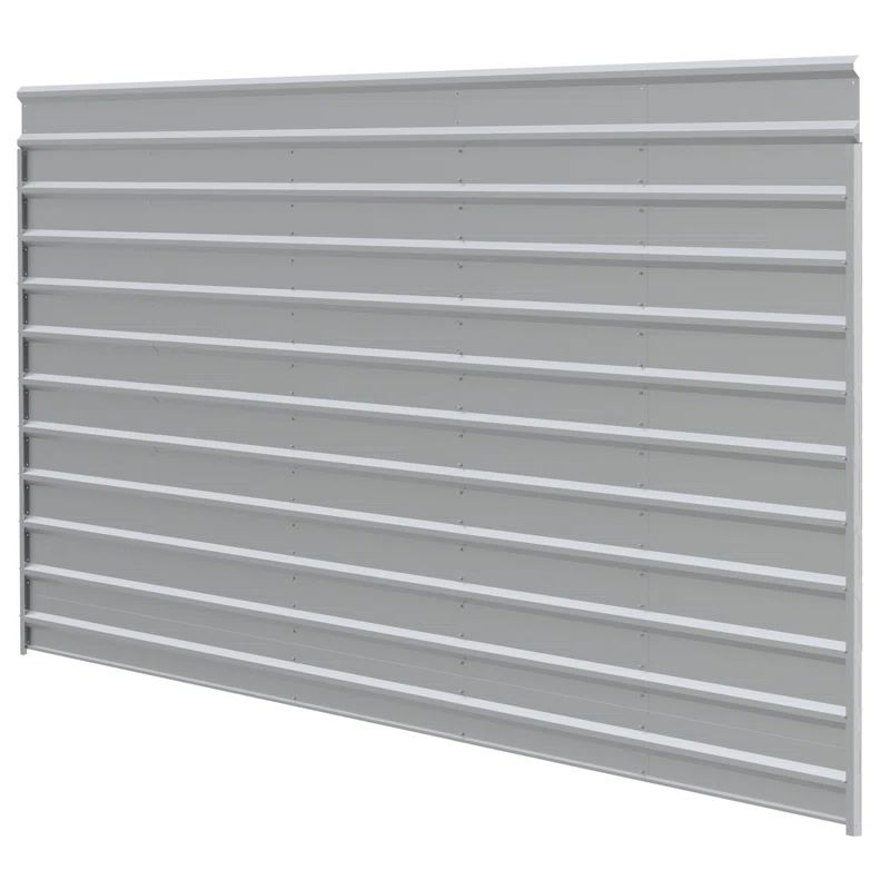 Eggshell Galvanized Steel Carport Side Wall Panel