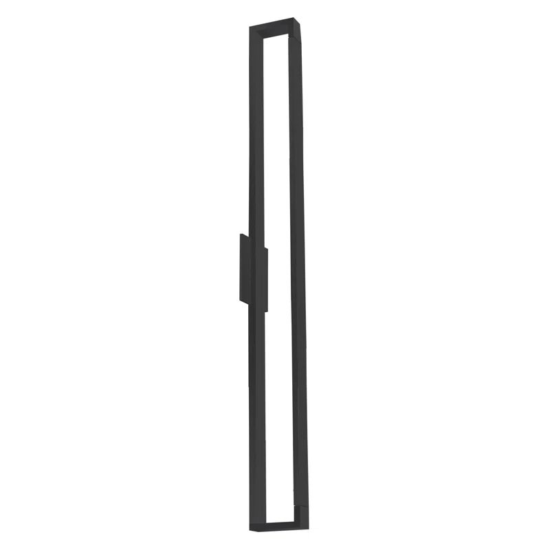 Swivel Black Aluminum LED Dimmable Wall Sconce 47.25"