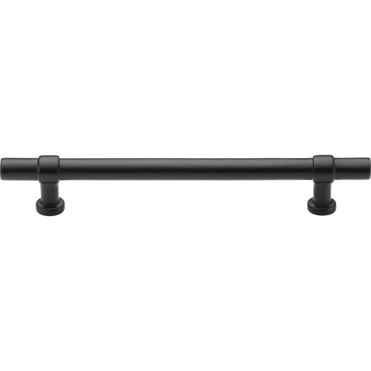 Modern Black Bronze 6" Bar Holder Cabinet Pull