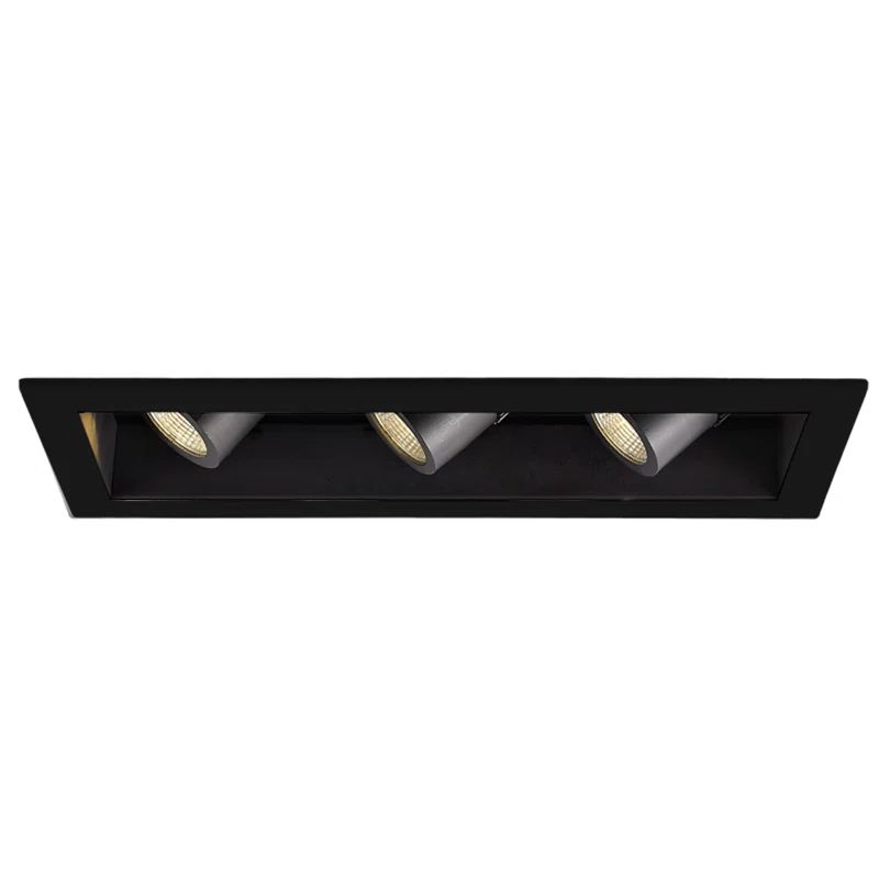 Precision Black Glass Indoor/Outdoor Energy Star LED Spotlight Kit