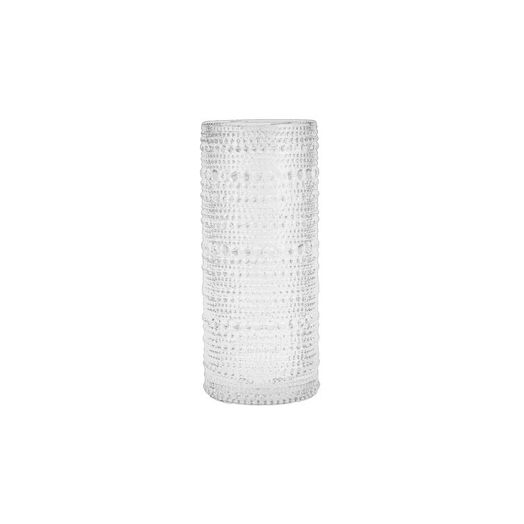 Clear Beaded Hobnail 11oz Highball Glass Set