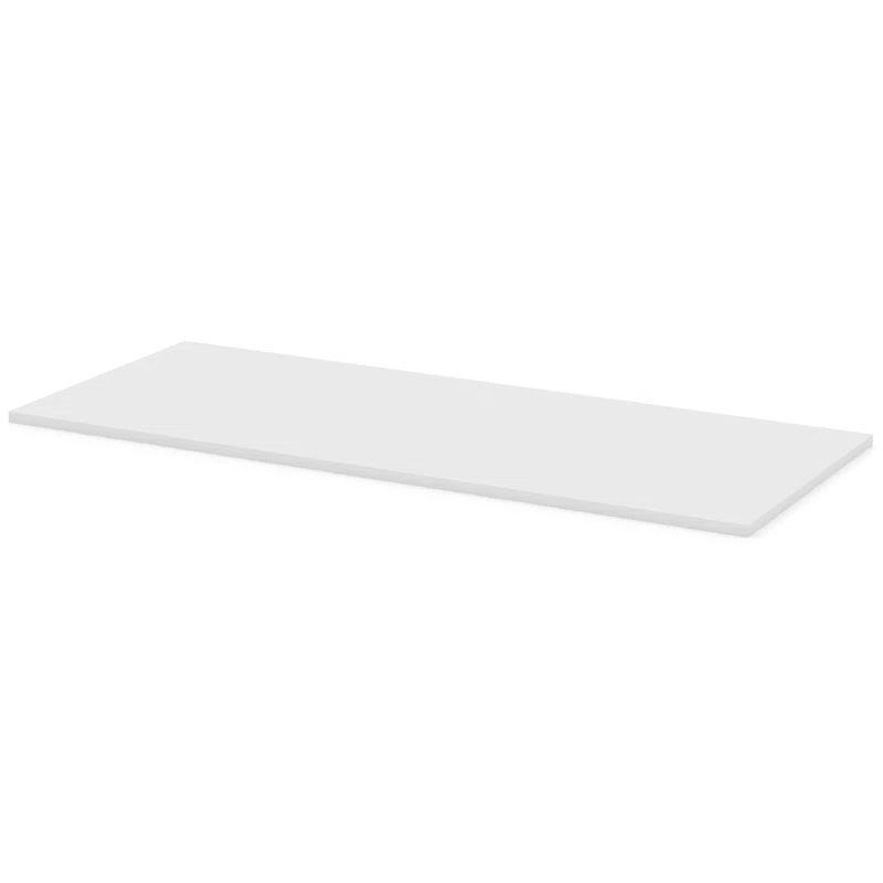 White Particleboard 72" Width-Adjustable Training Table Top