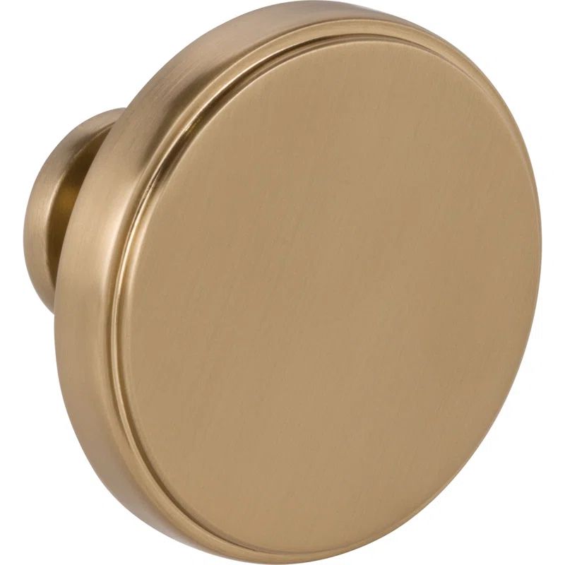 Satin Bronze Brushed Square Cabinet Knob with Mounting Hardware