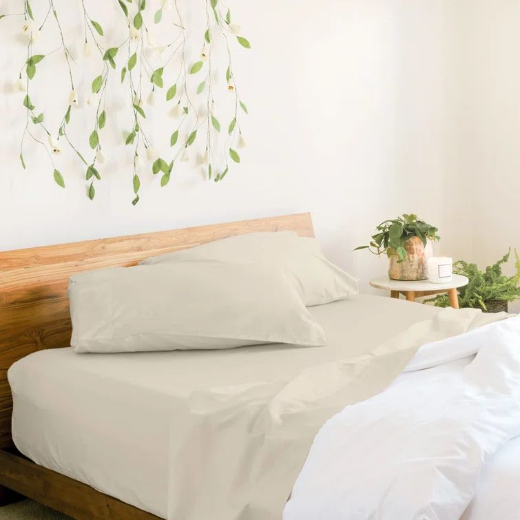 California King Birch Cotton Sateen Pillowcase Set