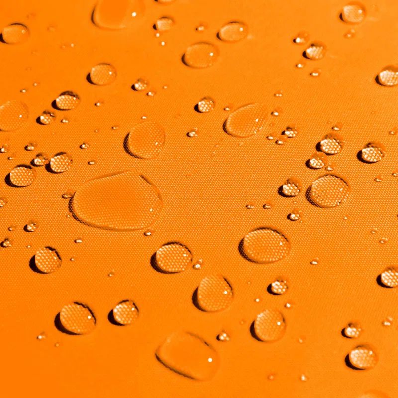 Orange Waterproof 7' x 12' Rectangle Sun Shade Sail Canopy