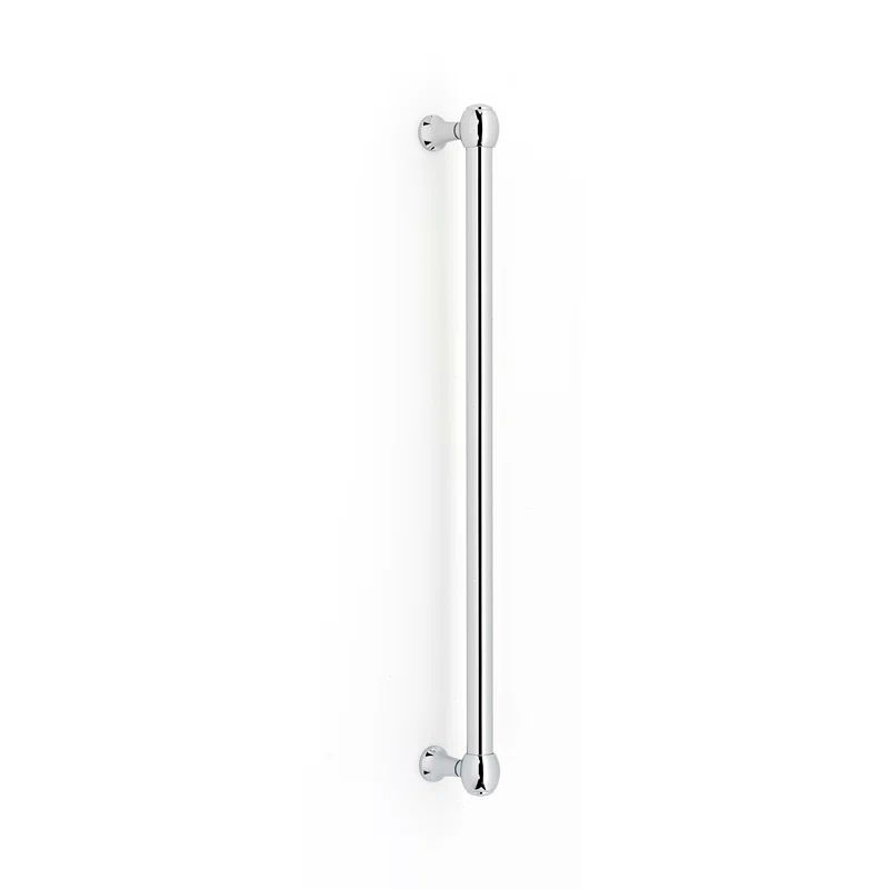 Polished Chrome Mid-century Appliance Bar Pull with Mounting Hardware