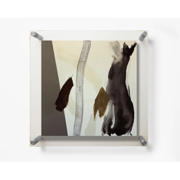 15x15 Silver Double Panel Floating Acrylic Picture Frame