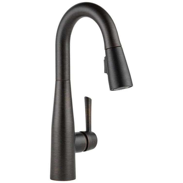 Transitional Pull-Out Spray Kitchen Faucet in Bronze Finish