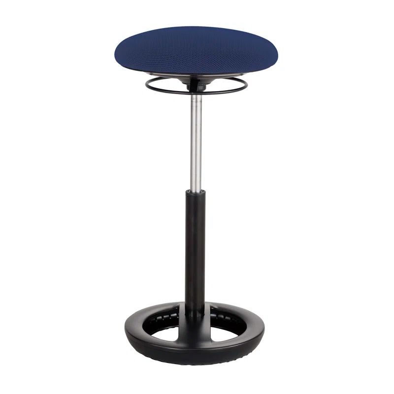 ErgoFlex 32" Blue Adjustable Height Active Industrial Stool