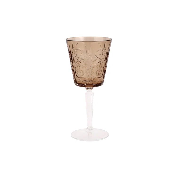 Barocco Tortoise 8 oz Traditional Wine Glass
