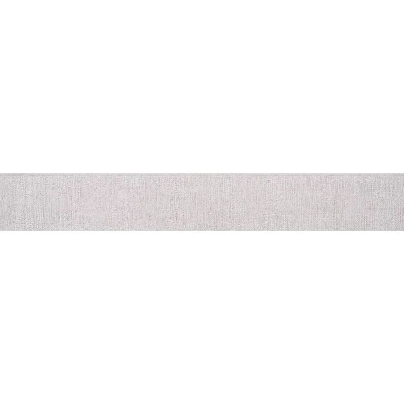 South Beach Silver 24" x 3" Porcelain Bullnose Tile Trim