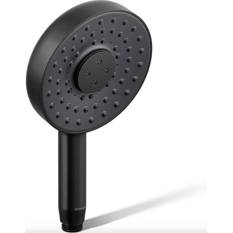 Purist Matte Black 5" Multifunction Handheld Shower with Katalyst Technology
