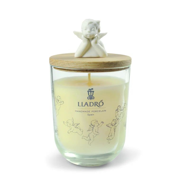 Valencia Garden Essence White Porcelain Jar Scented Candle