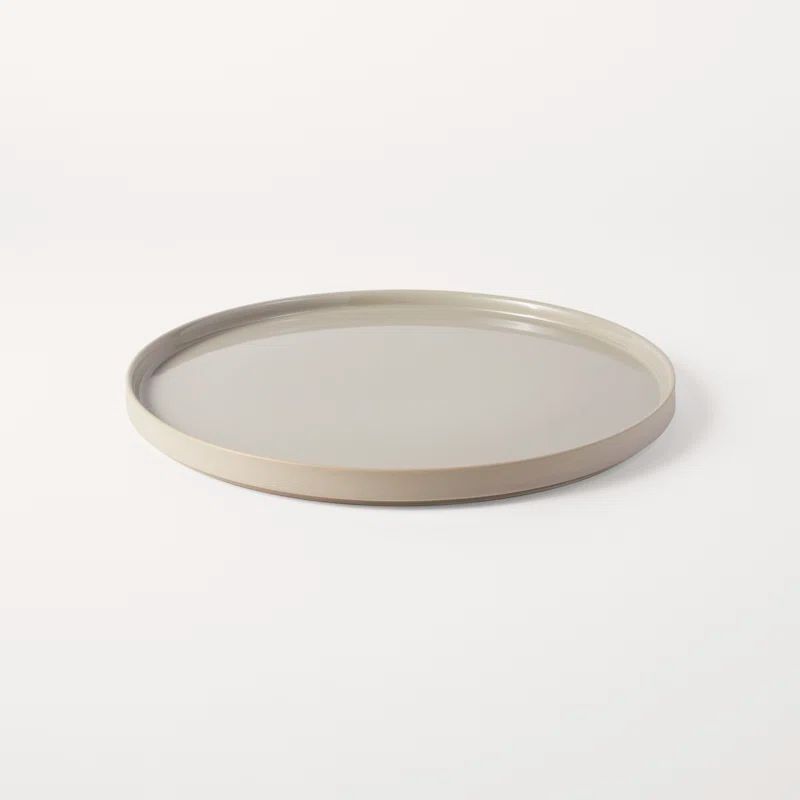 Moonbeam Round Ceramic Serving Platter