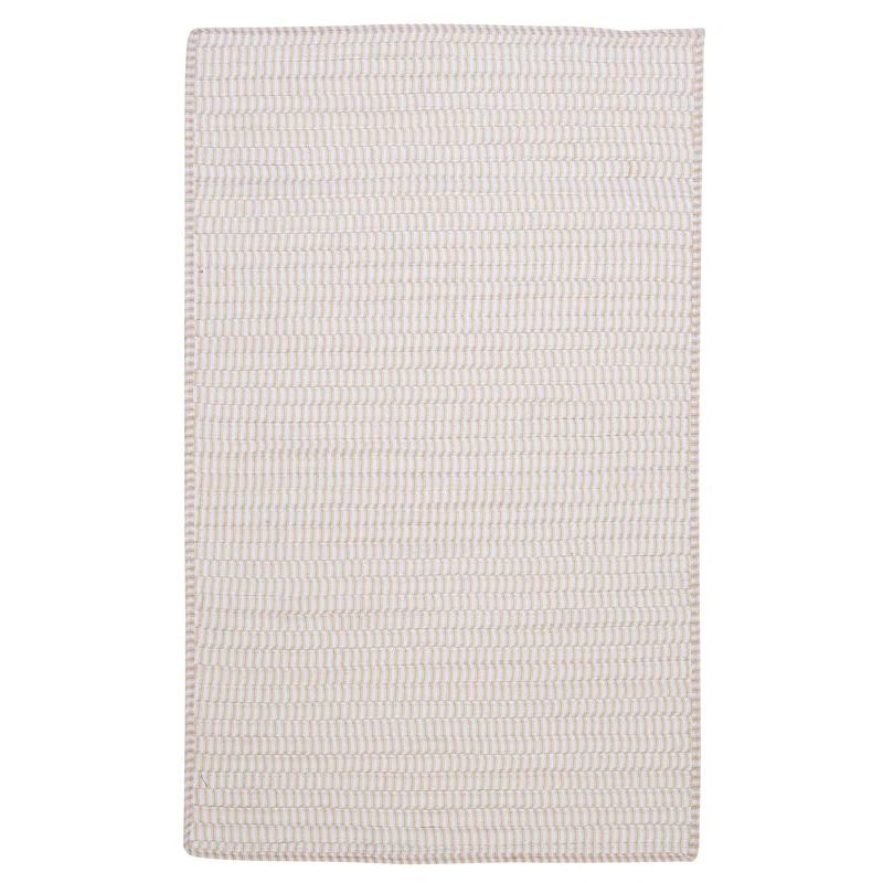 Canvas Stripe 4' x 6' Reversible Braided Wool-Blend Rug