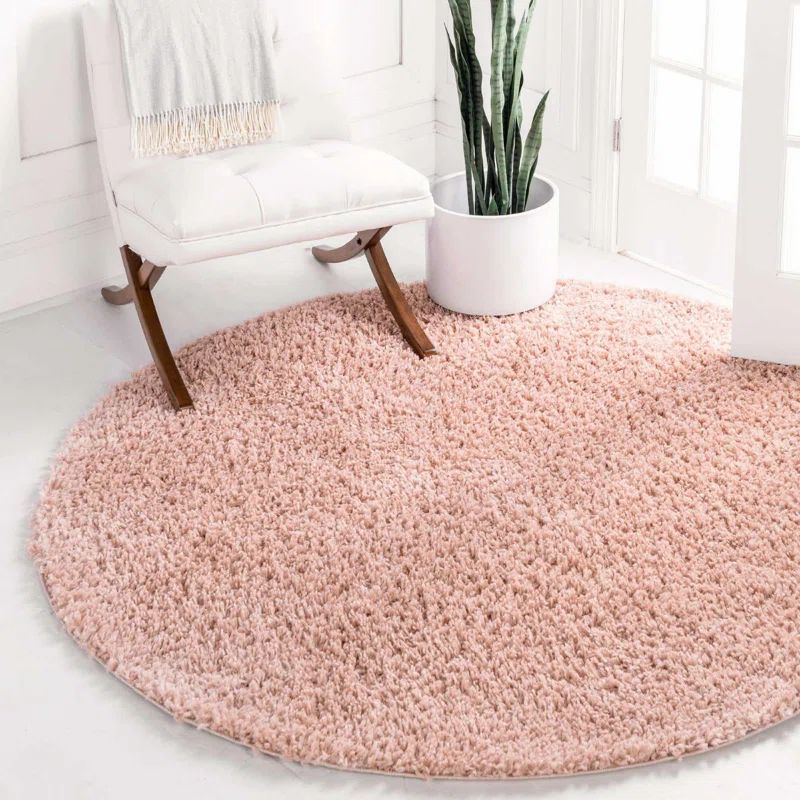 Rose Synthetic Shag Runner Rug, 2' x 5'