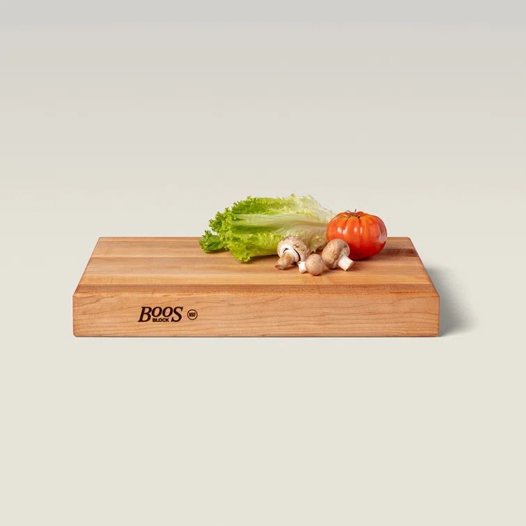 Maple Wood Reversible Cutting Board with Hand Grips