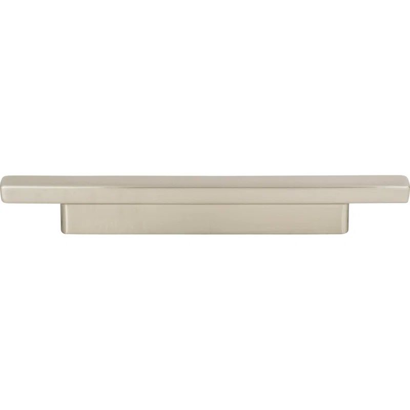 Brushed Nickel Modern Bar Pull with Mounting Hardware