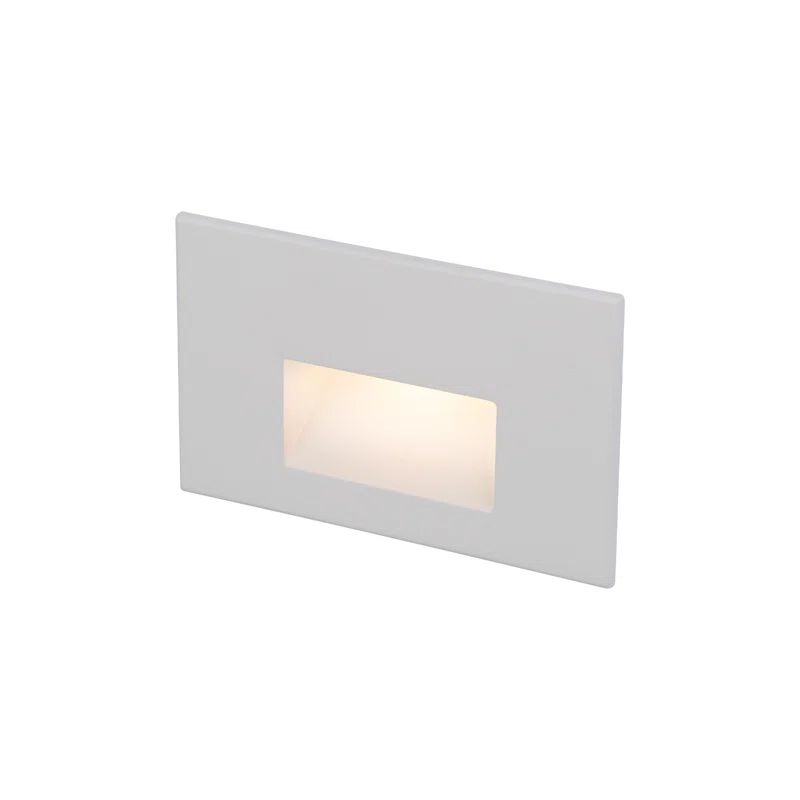 Dimmable Coastal Bronze LED Step and Wall Light in White
