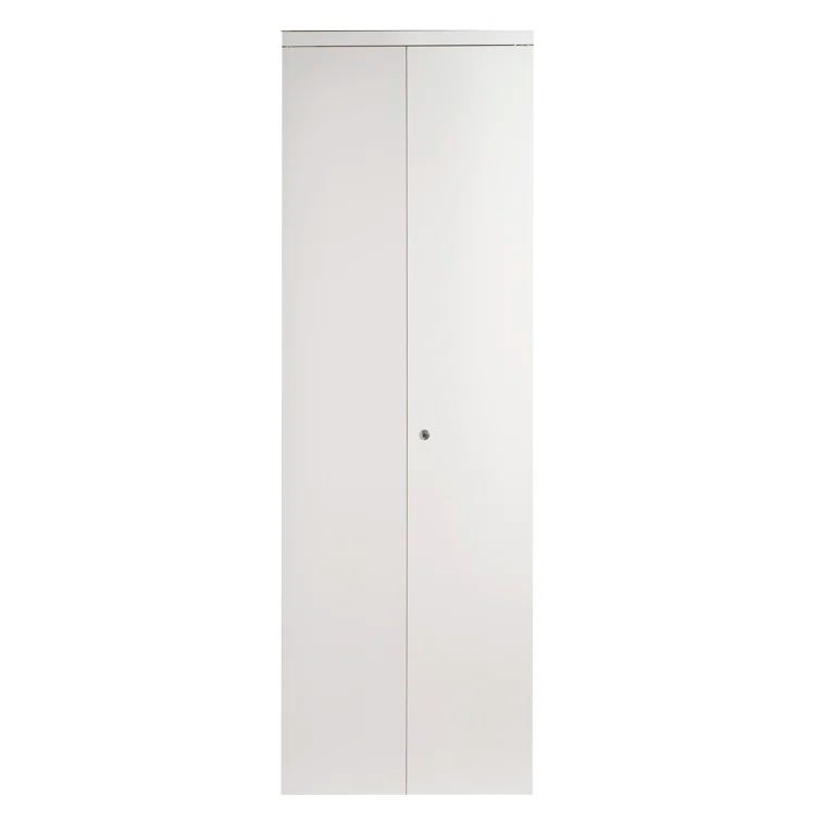80'' White Solid Core MDF Smooth Bi-Fold Closet Door