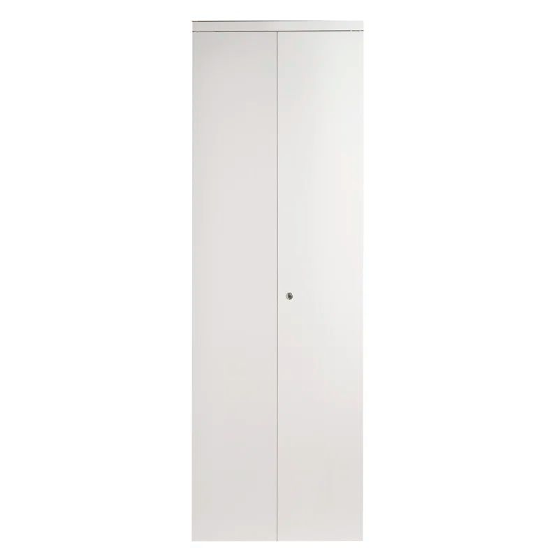 80'' White Solid Core MDF Smooth Bi-Fold Closet Door