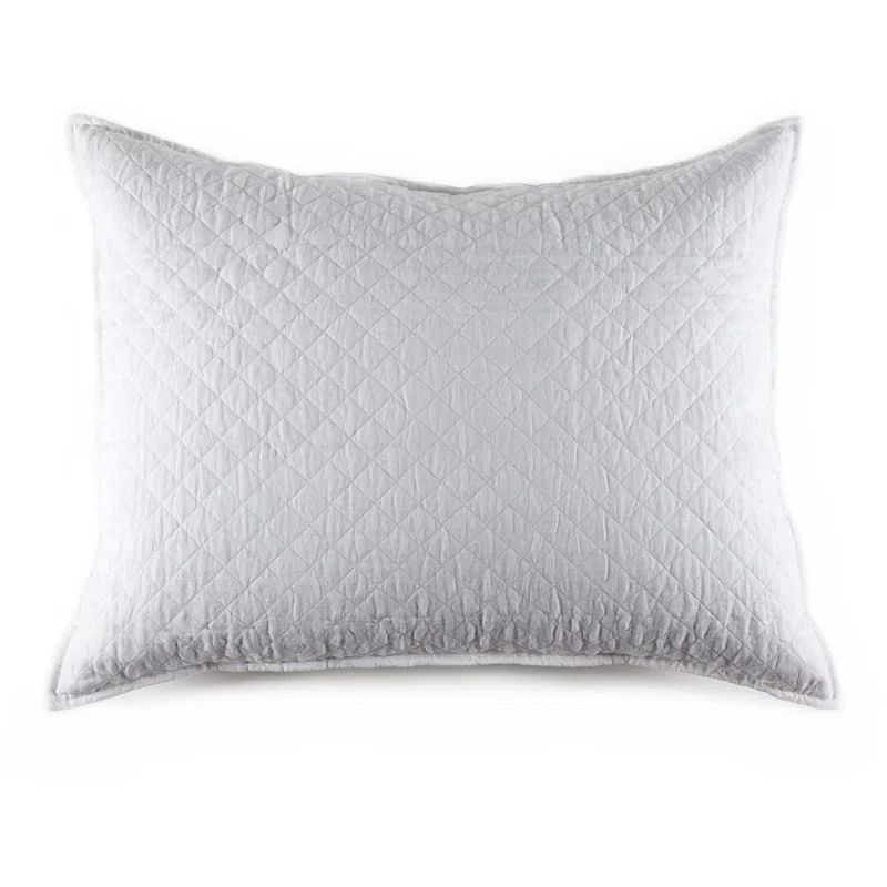 Hampton White Cotton Standard Quilted Sham