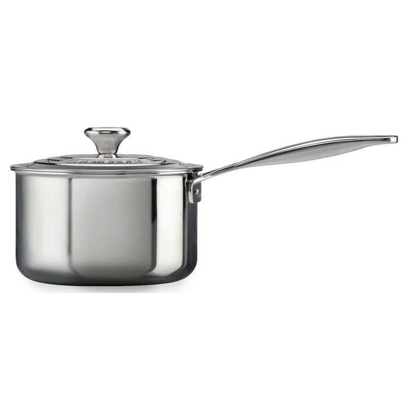 3 Quart Stainless Steel Saucepan with Lid
