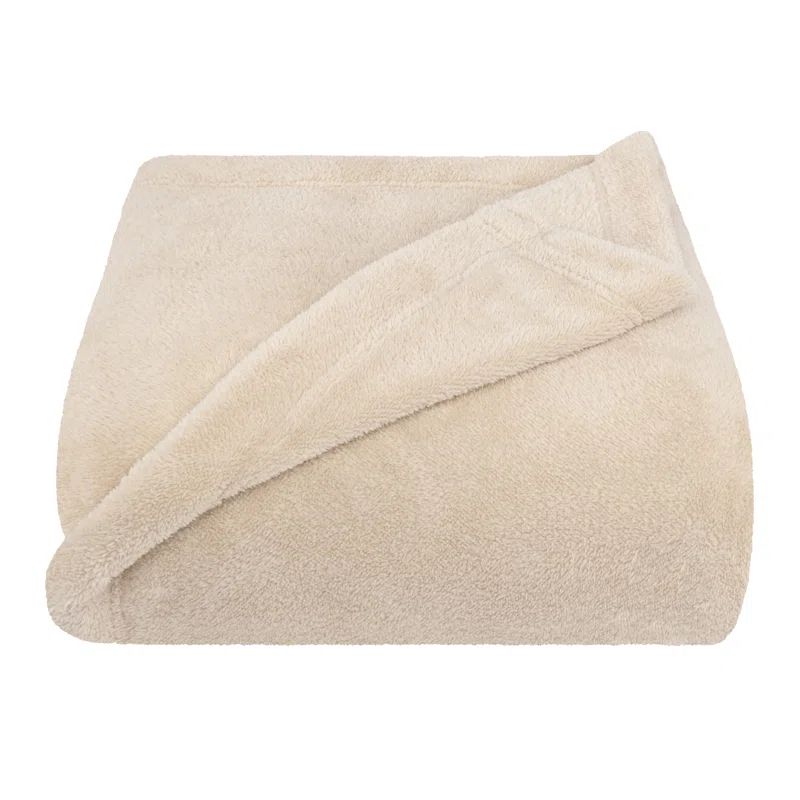 Taupe Twin Size Ultra Soft Fleece Blanket