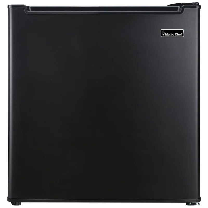 Compact Black Energy Star Mini Refrigerator with Freezerless Design