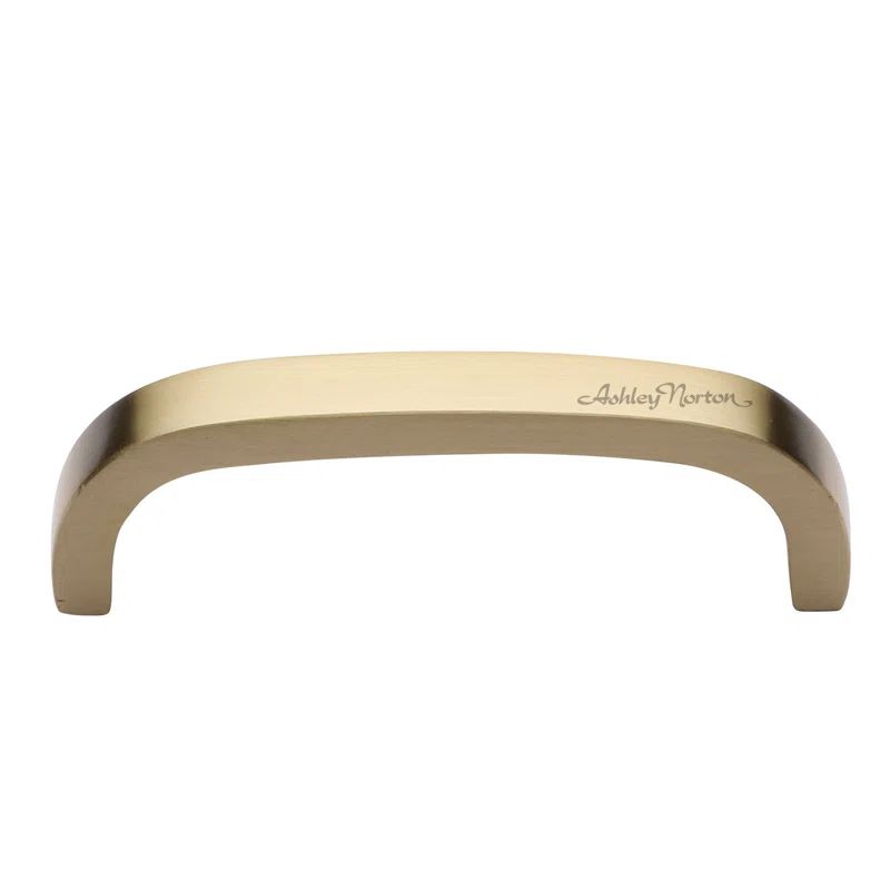 Brushed Satin Brass Solid Construction Cabinet Pull
