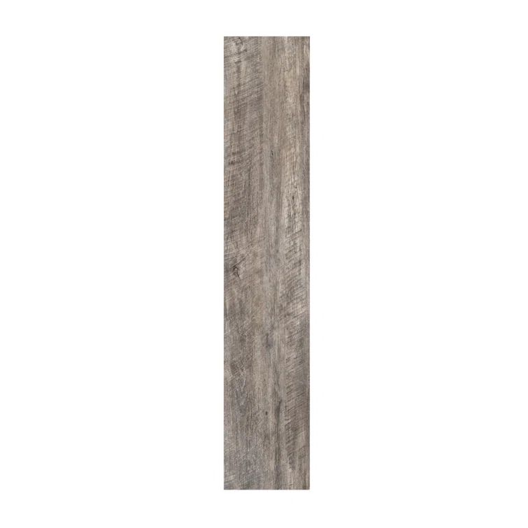 Gray Vinyl Plank Flooring with Rubber Backing, 9" x 48"