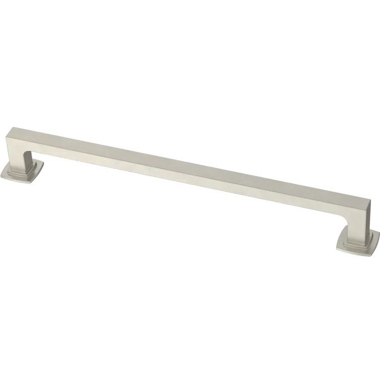 Brushed Nickel 8-13/16" Modern Cabinet Pull Handle