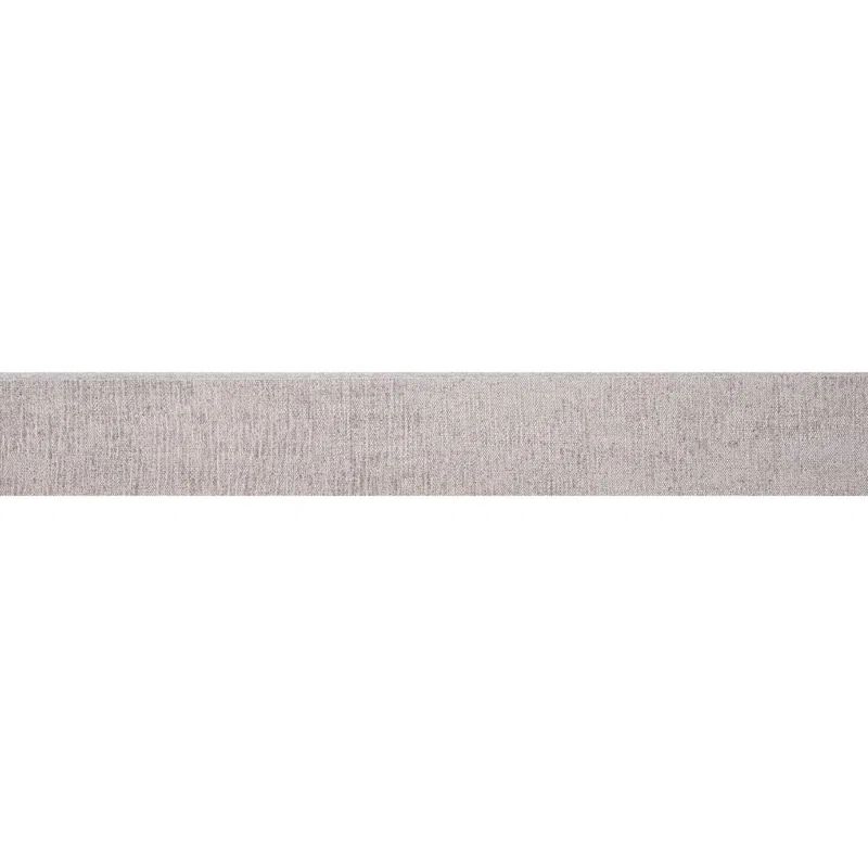 Taupe Porcelain Wood-Look Bullnose Tile Trim 24" x 3"