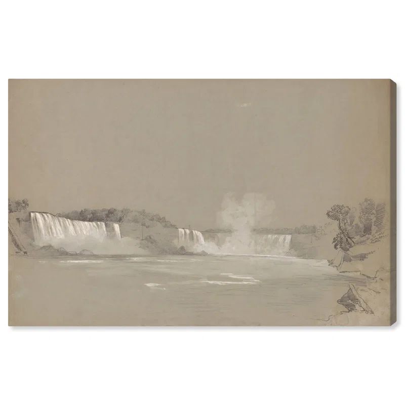 Niagara Falls Vintage Canvas Art Print 36" x 24"