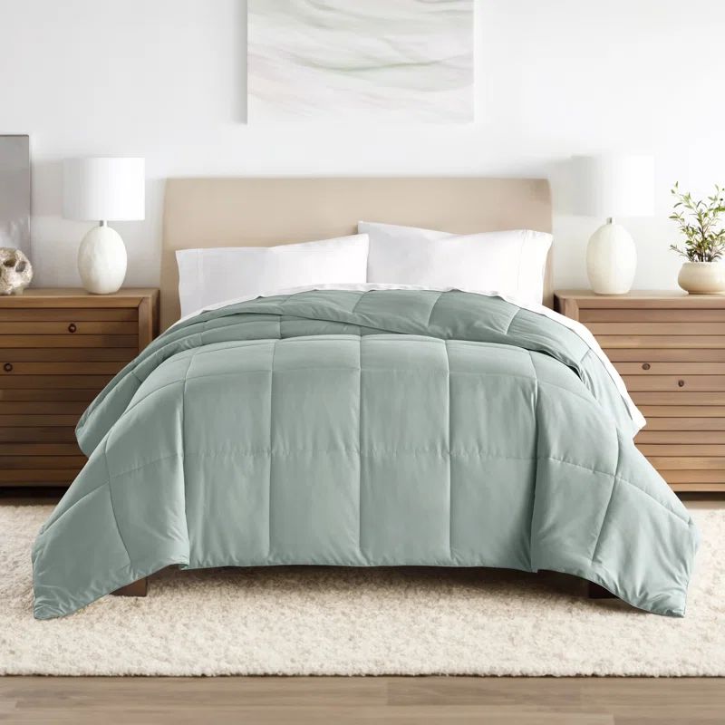 King Eucalyptus Microfiber Down Alternative Comforter Set