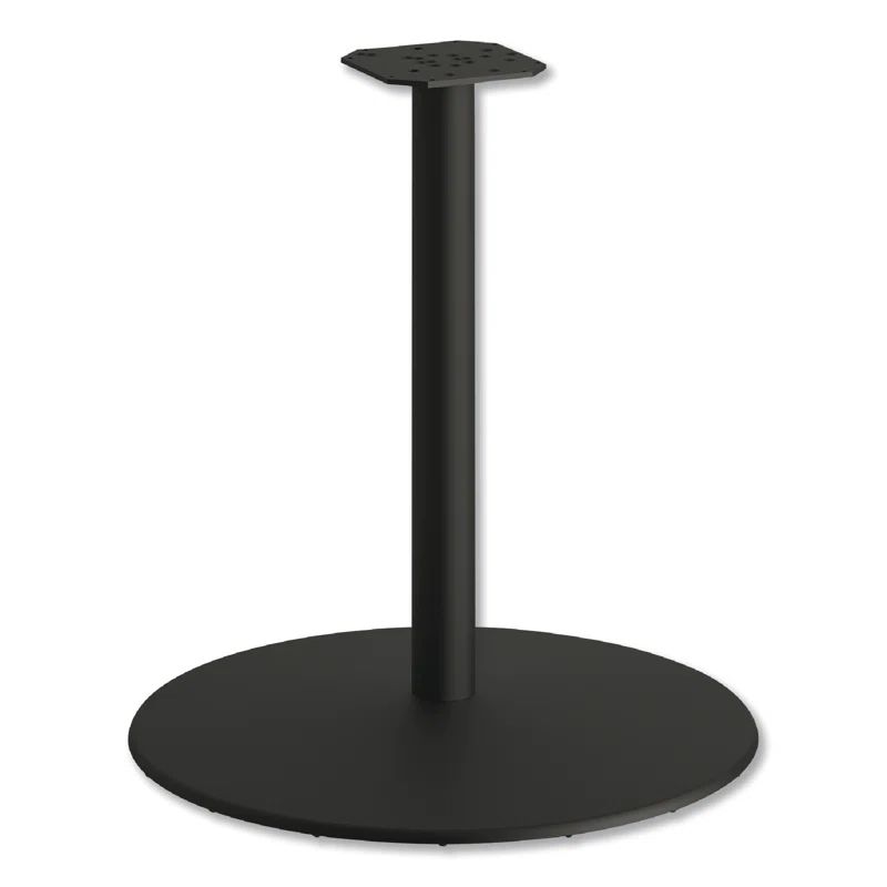 Black Aluminum Round Table Base for 30" Tops